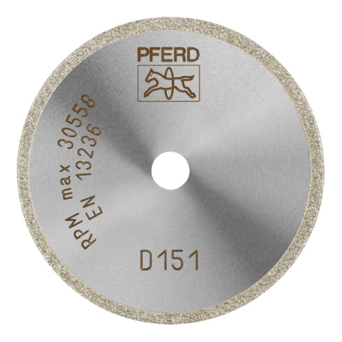 PFERD TOOLS Diamant-Trennscheibe D1A1R 50x1,4x6,0mm D151 (mittel) für Glas/Keramik/Hartmetall