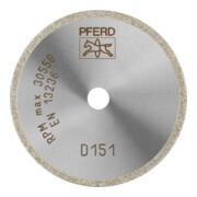 PFERD TOOLS Diamant-Trennscheibe D1A1R 50x1,4x6,0mm D151 (mittel) für Glas/Keramik/Hartmetall