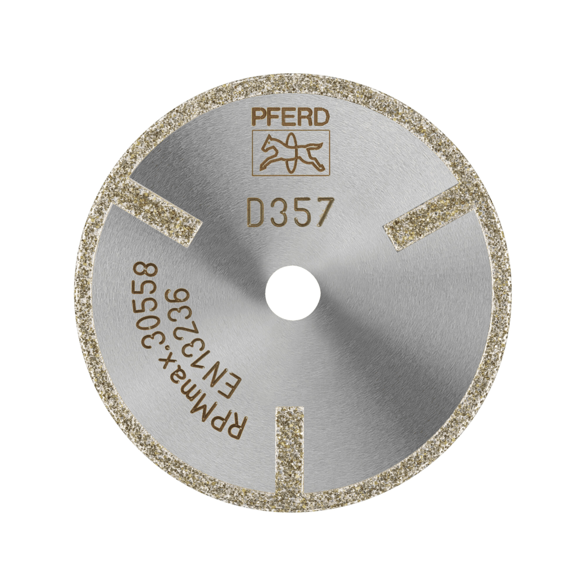 PFERD TOOLS Diamant-Trennscheibe D1A1R 50x2,0x6,0mm D357 (grob) mit Schutzsegment für GFK/CFK