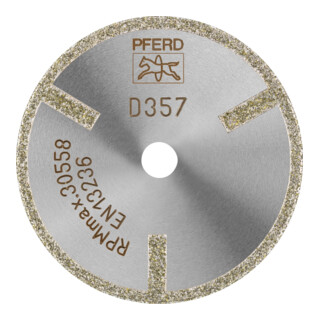 PFERD Diamant-Trennscheibe D1A1R GAG