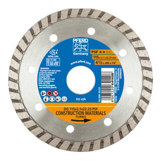 PFERD TOOLS Diamant-Trennscheibe DG PSF