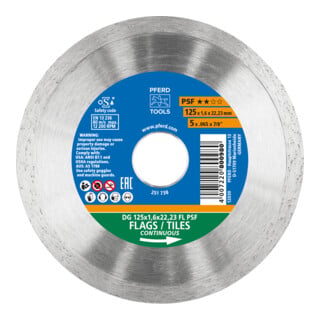 PFERD TOOLS Diamant-Trennscheibe DG FL PSF