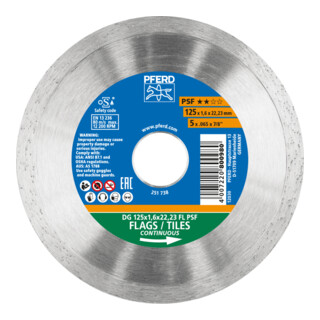 PFERD TOOLS Diamant-Trennscheibe DG FL PSF
