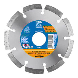 PFERD TOOLS Diamant-Trennscheibe DS PSF
