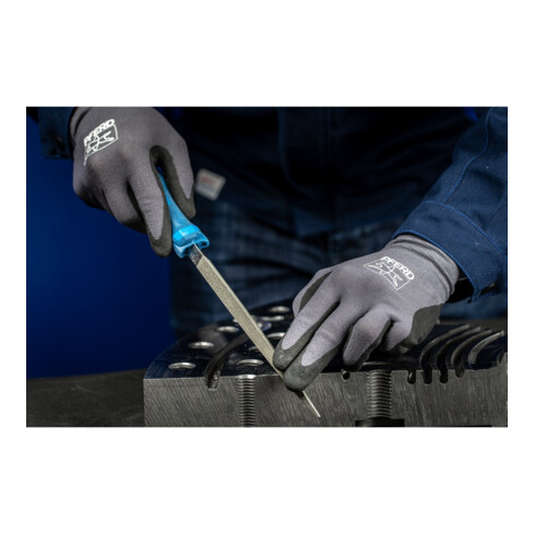 PFERD TOOLS Diamant-Werkstattfeile dreikant 200mm D151 (mittel) für harte Werkstoffe