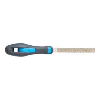 PFERD TOOLS Diamant-Werkstattfeile flachstumpf 100mm D251 (mittel) für harte Werkstoffe GFK/CFK