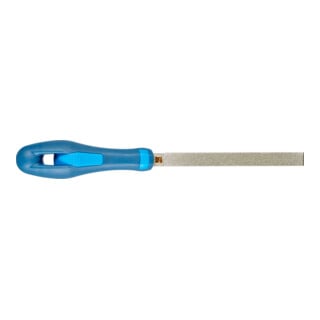 PFERD TOOLS Diamant-Werkstattfeile flachstumpf 125 mm D151 (mittel) für harte Werkstoffe