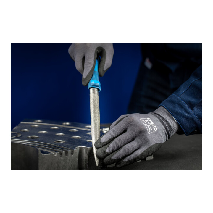 PFERD TOOLS Diamant-Werkstattfeile halbrund 100mm D126 (mittel) für harte Werkstoffe