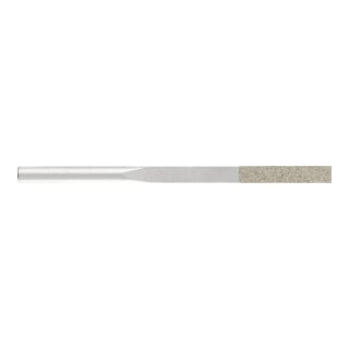 PFERD TOOLS Diamantfeile für Handfeilgerät flachkonisch 3,3x1,0x55 mm SchaftØ3 mm D126 (mittel) komplett