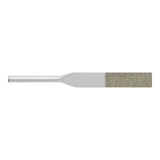 PFERD TOOLS Diamantfeile für Handfeilgerät flachkonisch 6,3x1,0x55 mm SchaftØ3 mm D126 (mittel) komplett