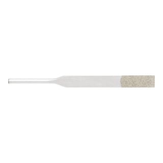 PFERD TOOLS Diamantfeile für Handfeilgerät flachkonisch 6,3x1,0x73 mm SchaftØ3 mm D126 (mittel) komplett