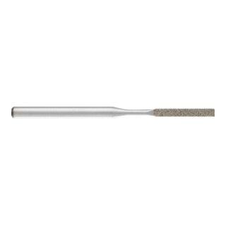 PFERD TOOLS Diamantfeile für Handfeilgerät flachst. 2,0x1,0x50mm Schaft-Ø3 mm D126 (mittel) beidseitig