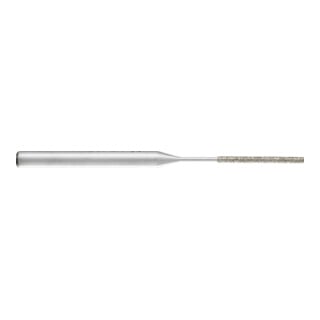 PFERD TOOLS Diamantfeile für Handfeilgerät rund Ø1,0x50mm Schaft-Ø3 mm D126 (mittel) komplett