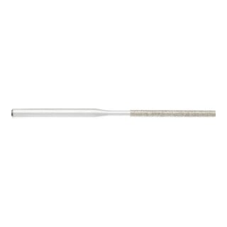 PFERD TOOLS Diamantfeile für Handfeilgerät rund Ø2,0x60mm Schaft-Ø3 mm D126 (mittel) komplett