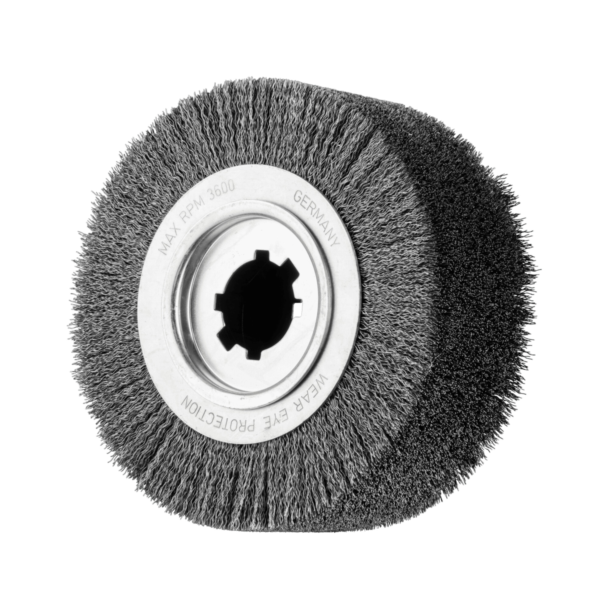 PFERD TOOLS Entgratbürste ungezopft RBU Ø 250x100x50,8 mm Bohrung Stahl-Draht-Ø 0,50mm stationär