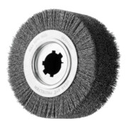 PFERD TOOLS Entgratbürste ungezopft RBU Ø 250x100x50,8 mm Bohrung Stahl-Draht-Ø 0,50mm stationär