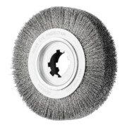 PFERD TOOLS Entgratbürste ungezopft RBU Ø 250x60x50,8 mm Bohrung Edelstahl-Draht-Ø 0,50mm stationär