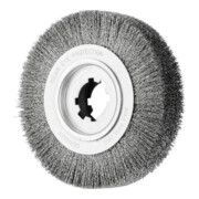 PFERD TOOLS Entgratbürste ungezopft RBU Ø 250x60x50,8 mm Bohrung Edelstahl-Draht-Ø 0,50mm stationär