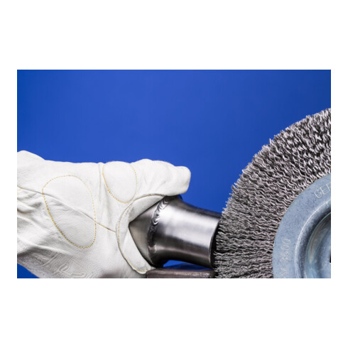 PFERD TOOLS Entgratbürste ungezopft RBU Ø 250x60x50,8 mm Bohrung Edelstahl-Draht-Ø 0,50mm stationär