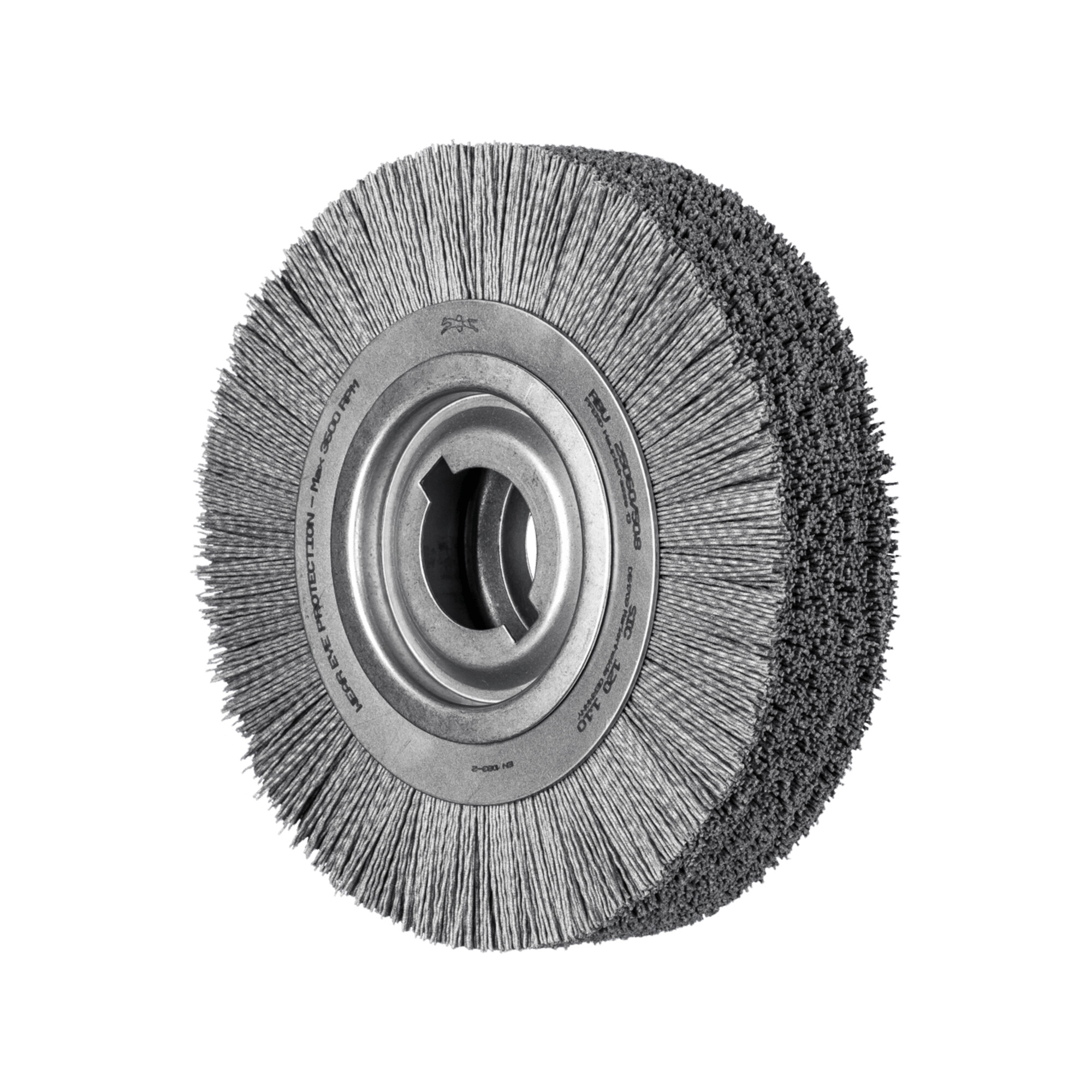 PFERD TOOLS Entgratbürste ungezopft RBU Ø 250x60x50,8 mm Bohrung SiC-Filament-Ø 1,10mm Korn 120 stationär