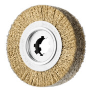 PFERD TOOLS Entgratbürste ungezopft RBU Ø 250x60x50,8 mm Bohrung Stahl-Litzen-Draht-Ø 0,35 mm stationär
