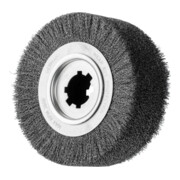 PFERD TOOLS Entgratbürste ungezopft RBU Ø 250x80x50,8 mm Bohrung Stahl-Draht-Ø 0,35 mm stationär