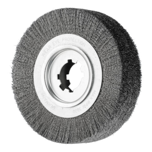 PFERD TOOLS Entgratbürste ungezopft RBU Ø250x60x50,8 mm Bohrung Stahl-Draht-Ø0,20 stationär