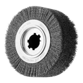 PFERD TOOLS Entgratbürste ungezopft RBU Ø 250x100x50,8 mm Bohrung Stahl-Draht-Ø 0,50mm stationär