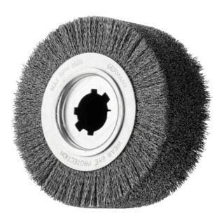 PFERD TOOLS Entgratbürste ungezopft RBU Ø 250x100x50,8 mm Bohrung Stahl-Draht-Ø 0,50mm stationär