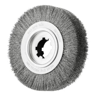 PFERD TOOLS Entgratbürste ungezopft RBU Ø 250x60x50,8 mm Bohrung Edelstahl-Draht-Ø 0,35 mm stationär