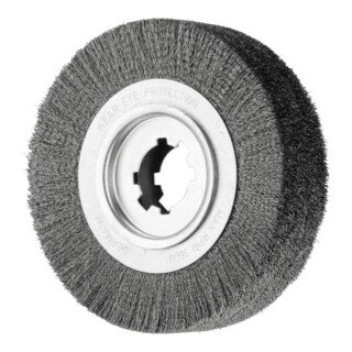 PFERD TOOLS Entgratbürste ungezopft RBU Ø250x60x50,8 mm Bohrung Stahl-Draht-Ø0,20 stationär