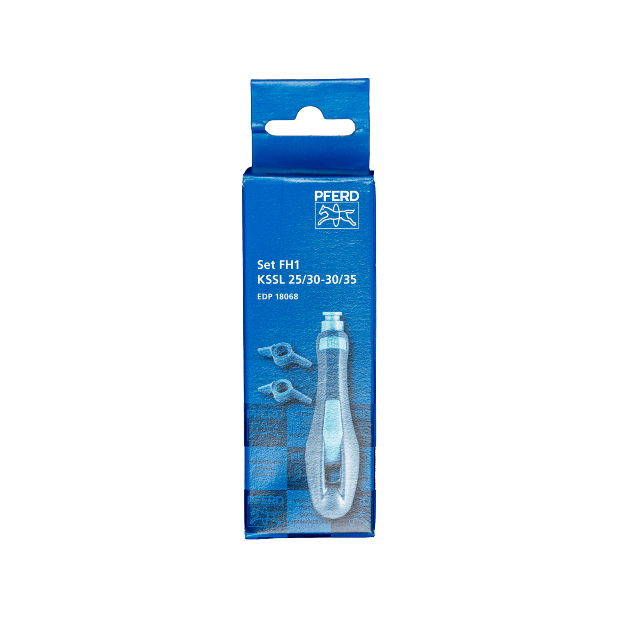 PFERD TOOLS Ergonomie-Feilenheft FH1-Set mit Schärflehren 25/30-30/35° für Kettensägefeile Ø 4,0-5,5 mm