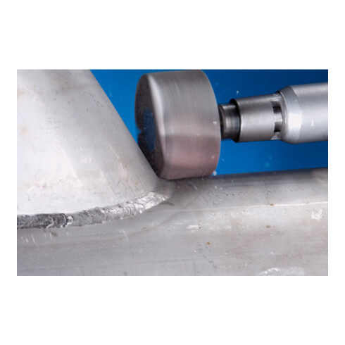 PFERD TOOLS Fächerschleifer-Set 3-tlg. Korund Ø 50x30mm Schaft-Ø 6 mm A60, 80,120 für Feinschliff und Finish