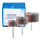 PFERD TOOLS Fächerschleifer-Set Korund A 80 Ø30x15mm, Ø40x20mm und Ø60x30mm Schaft-Ø6mm für Feinschliff& Finish