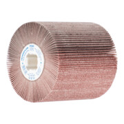 PFERD TOOLS Fächerschleifwalze Ø 100x100 Keilnut 19 mm A120 zum universellen Einsatz auf Walzenantrieben