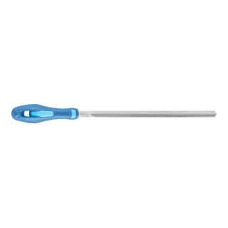 PFERD TOOLS Feinsägefeile mit Heft Dreikant 110mm Hieb 2 universell zum Schärfen