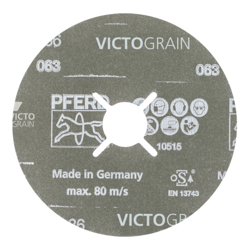 PFERD Fiberscheibe VICTOGRAIN-COOL36 für Edelstahl und Stahl