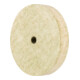 PFERD TOOLS Filzscheibe mit Messingeinlage FKSC Ø 100x20mm Bohrung Ø 10mm für Vorpolitur