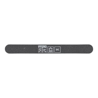 PFERD TOOLS flexible Schleiffeile SF-R mit Radius 147x15x5 mm SIC320 für universelle Anwendung
