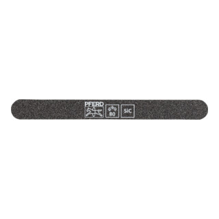 PFERD TOOLS flexible Schleiffeile SF-R mit Radius 147x15x5 mm SIC80 für universelle Anwendung