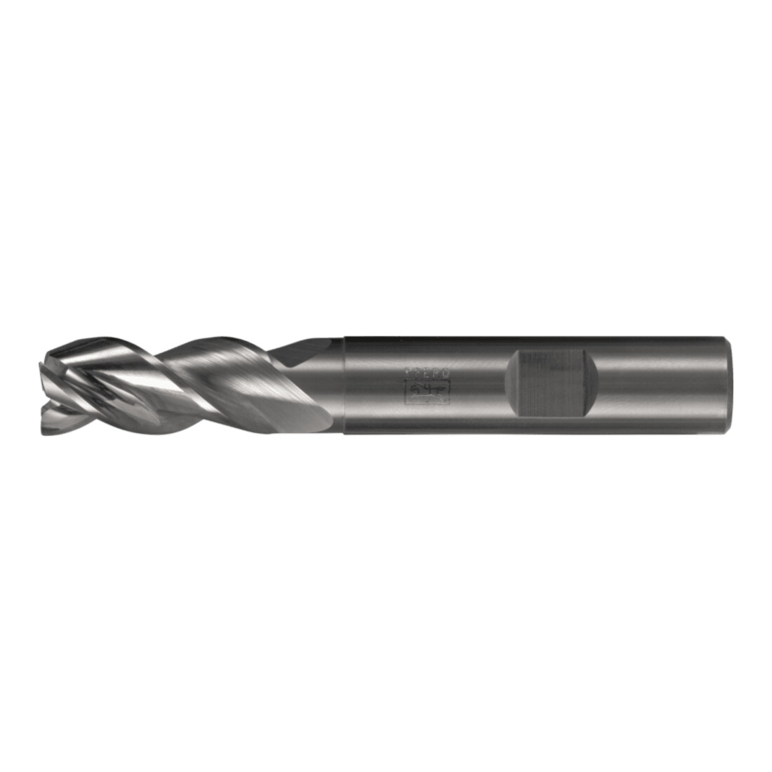 PFERD TOOLS Fraise VHM Ø10 mm, 3 dents, 2xDC, chanfrein 0,2 mm 45°, non revêtue, queue HB, Performance Aluminium