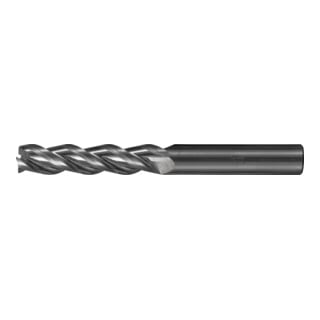 PFERD TOOLS Fraise VHM Ø10 mm, 3 dents, >4xDC, chanfrein 0,2 mm, non revêtue, tige HA, Performance Aluminium