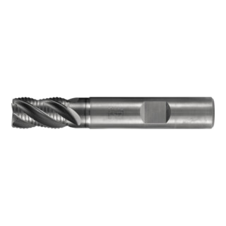 PFERD TOOLS Fraise VHM Ø10 mm, 4 arêtes, avec denture d’ébauche, 1,5xDC, chanfrein 0,3 mm, revêtement AlCrN, queue HB, universelle