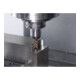 PFERD TOOLS Fraise VHM Ø10 mm, 5 dents, avec diviseur de copeaux, 2xDC, rayon 0,5 mm, revêtement AlTiN / TiSiXN, queue HB, Performance inoxydable