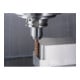 PFERD TOOLS Fraise VHM Ø10 mm, 5 dents, avec diviseur de copeaux, 4xDC, rayon 0,5 mm, revêtement AlTiN / TiSiXN, tige HB, Performance inoxydable