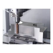 PFERD TOOLS Fraise VHM Ø10mm, 5 dents, avec diviseur de copeaux, 5xDC, rayon 0,5mm, revêtement AlTiN/TiSiXN, queue HB, Performance inoxydable-5