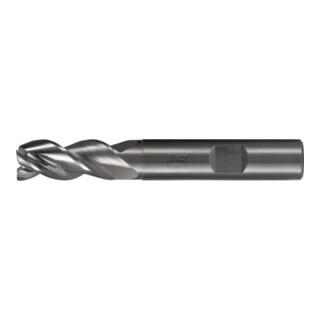 PFERD TOOLS Fraise VHM Ø12 mm, 3 dents, 2xDC, chanfrein 0,25 mm 45°, non revêtue, tige HB, Performance Aluminium