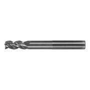 PFERD TOOLS Fraise VHM Ø12 mm, 3 dents, 2xDC, queue HA, extra longue, chanfrein 0,25 mm, non revêtue, Performance Aluminium-1