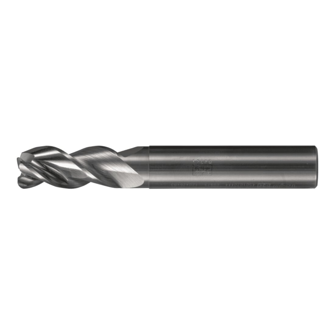 PFERD TOOLS Fraise VHM Ø16 mm, 3 dents, 2xDC, rayon 1 mm, non revêtue, tige HA, performance aluminium