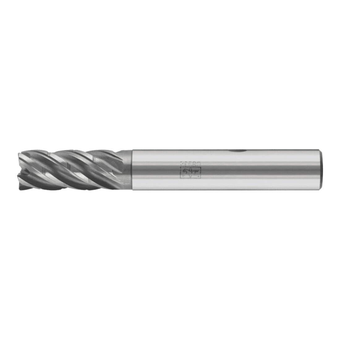 PFERD TOOLS Fraise VHM Ø25 mm, 5 dents, avec diviseur de copeaux, 2xDC, rayon 1 mm, revêtement AlCrN, tige HB, universelle